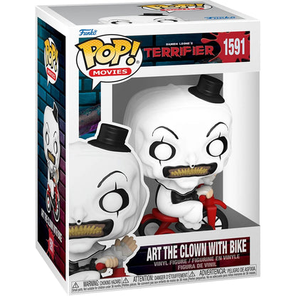 Funko Pop! Terrifier: Art the Clown with Bike Vinyl Figure #1591