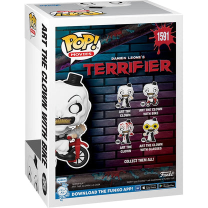 Funko Pop! Terrifier: Art the Clown with Bike Vinyl Figure #1591