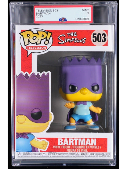 Funko Pop! The Simpsons: Bart Simpson as Bartman PSA Graded Vinyl Figure #503