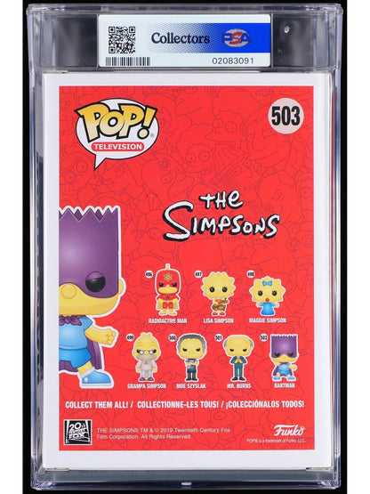 Funko Pop! The Simpsons: Bart Simpson as Bartman PSA Graded Vinyl Figure #503