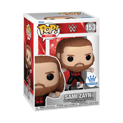 Funko Pop! WWE: Sami Zayn Funko.com Exclusive Vinyl Figure #153