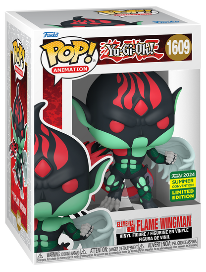 Funko Pop! Yu-Gi-Oh!: Elemental Hero Flame Wingman (2024 Summer Convention) Vinyl Figure #1609