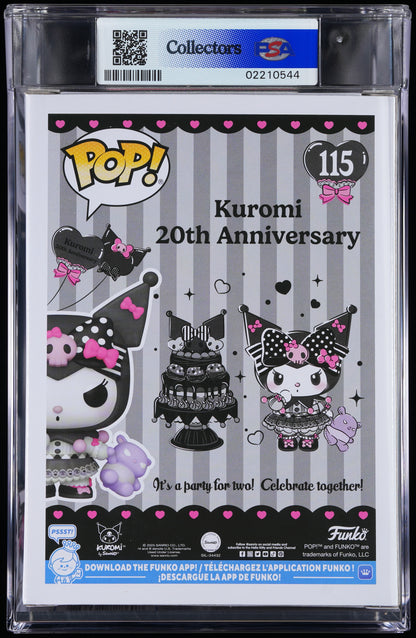 Funko Pop! PSA Graded Sanrio: Kuromi (Special Edition) PSA Graded 8.5 NM-MT+ Vinyl Figure #115 Cert #02210544