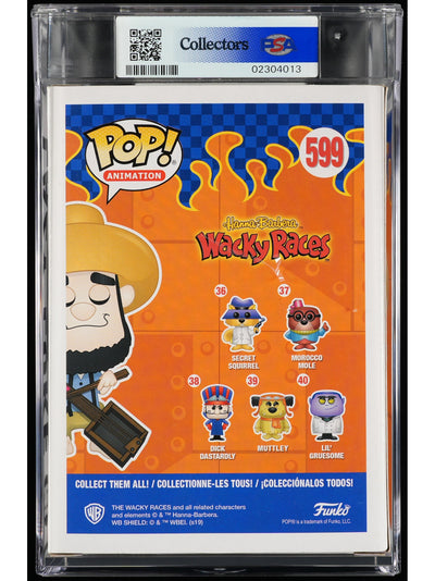 Funko Pop! Wacky Races: Lazy Luke PSA Graded Vinyl Figure #599 Cert #02304013