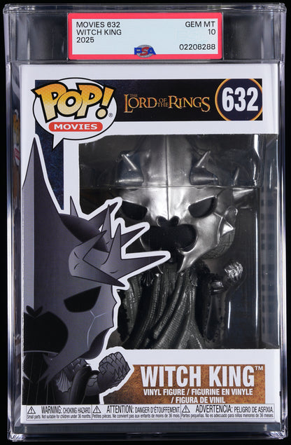 Funko Pop! PSA Graded The Lord of the Rings: Witch King PSA Graded 10 GEM MINT Vinyl Figure #632 Cert #02208288
