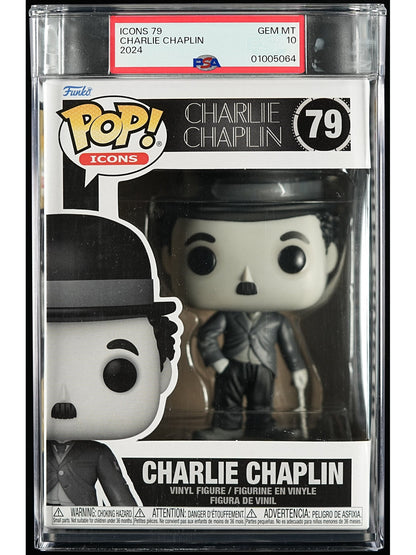 Funko Pop! Charlie Chaplin: Charlie Chaplin PSA Graded Vinyl Figure #79 Cert #01005064