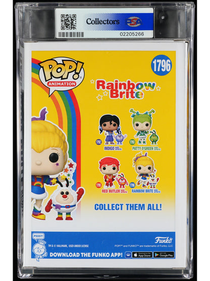 Funko Pop! Rainbow Brite: Rainbow Brite & Sprite PSA Graded Vinyl Figure #1796 Cert #02205266