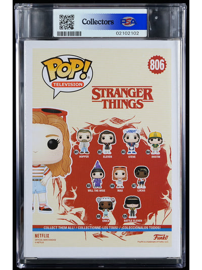 Funko Pop! Stranger Things: Max PSA Graded Vinyl Figure #806 Cert #02102102