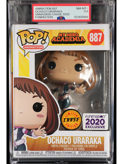 Funko Pop! My Hero Academia: Ochaco Uraraka PSA Graded Vinyl Figure #887 Cert #02304968