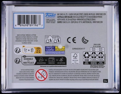 Funko Pop! PSA Graded DC Comics: Freddy as White Lantern Translucent (2025 Fundays) PSA Graded 8.5 NM-MT+ Vinyl Figure #SE Cert #02308495