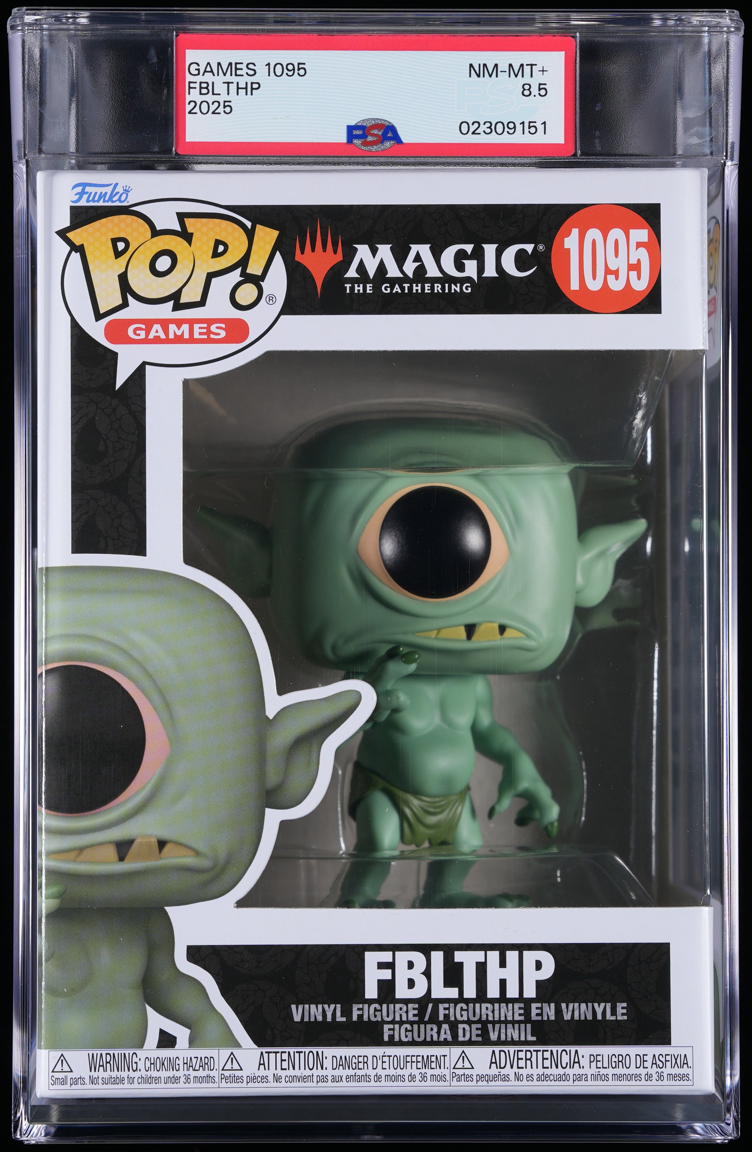 Funko Pop! PSA Graded Magic The Gathering: Fblthp PSA Graded 8.5 NM-MT+ Vinyl Figure #1095 Cert #02309151