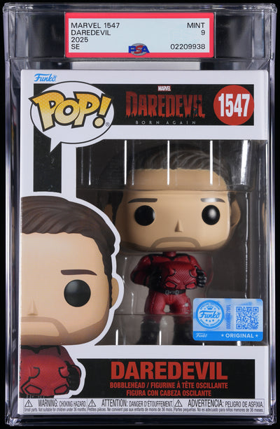 Funko Pop! PSA Graded Daredevil Born Again: Daredevil PSA Graded 9 MINT Vinyl Figure #1547 Cert #02209938