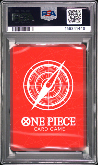 One Piece Op14 Eb04 The Azure Sea's Seven 060 Donquixote Doflamingo Alternate Art PSA 9 MINT Cert #159341446