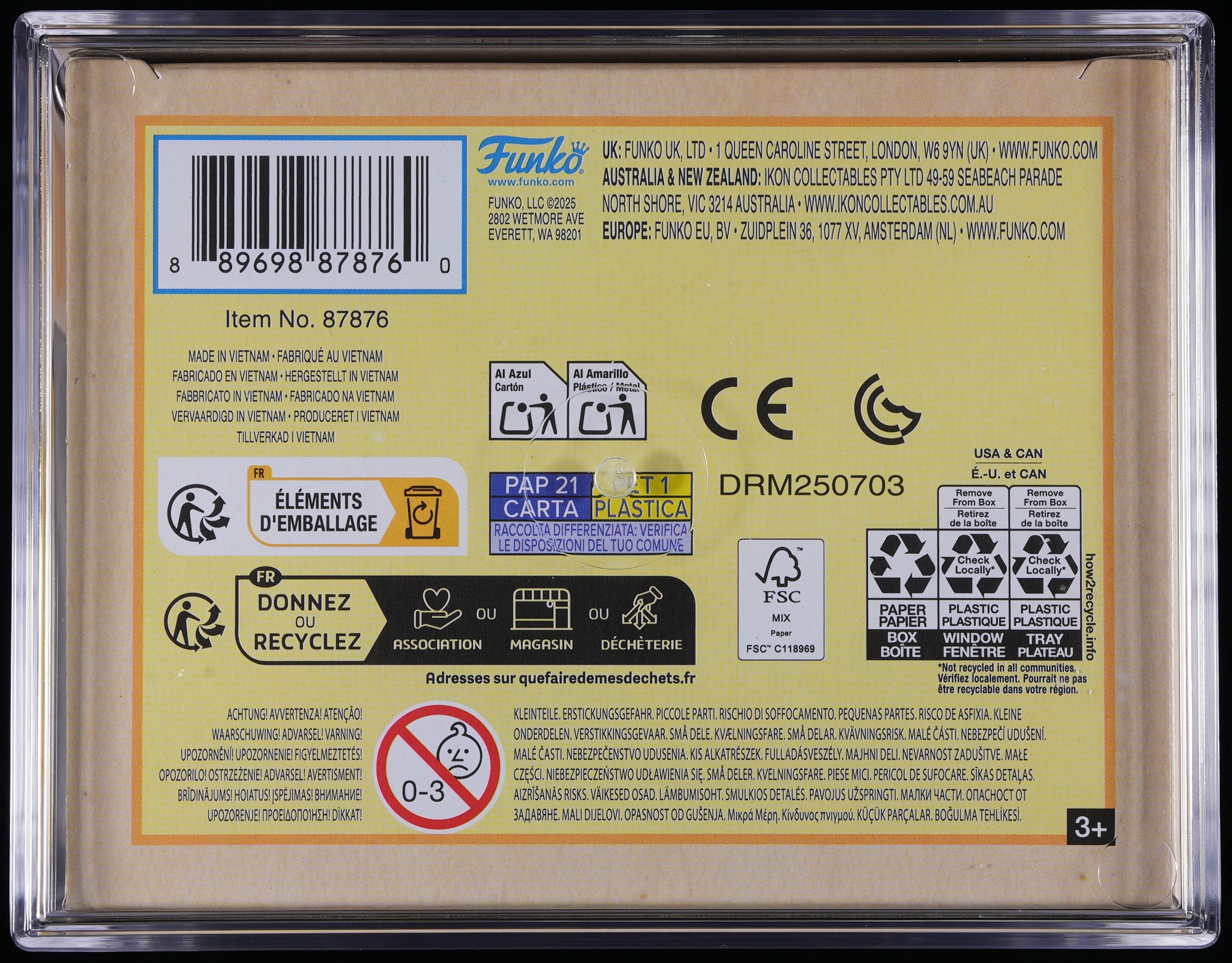 Funko Pop! PSA Graded Pokemon: Pikachu PSA Graded 10 GEM MINT Vinyl Figure #353 Cert #02211356