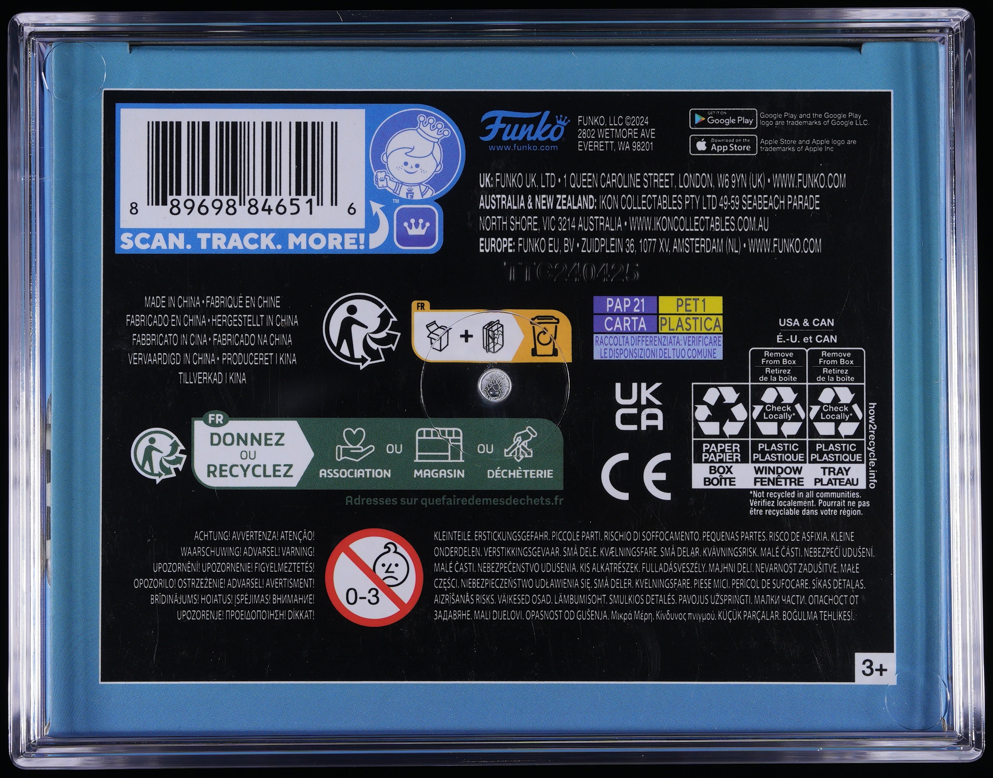 Funko Pop! PSA Graded Space Jam: Bugs Bunny PSA Graded 9 MINT Vinyl Figure #257 Cert #01008940