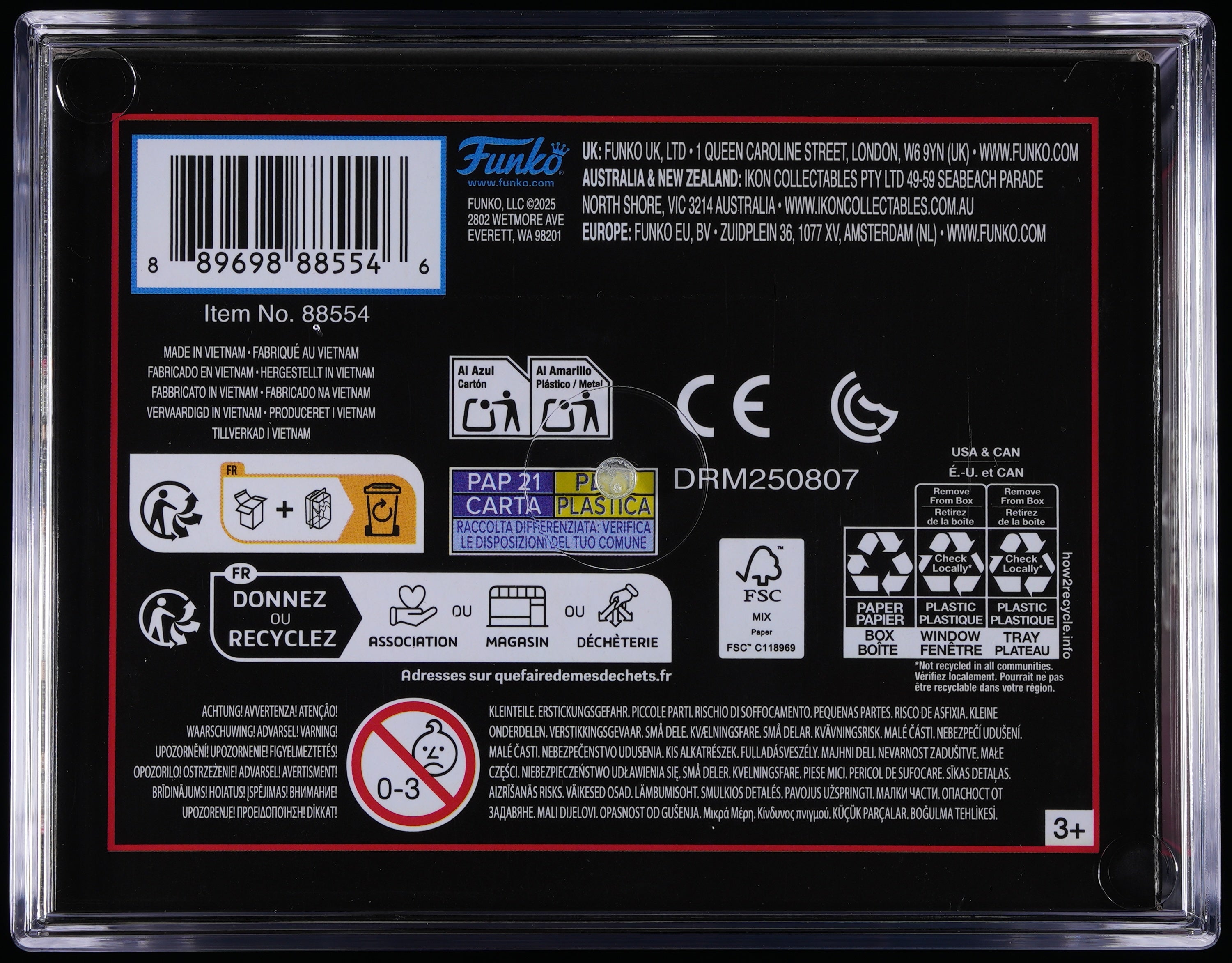Funko Pop! PSA Graded Friday the 13th: Jason PSA Graded 10 GEM MINT Vinyl Figure #1964 Cert #02211333