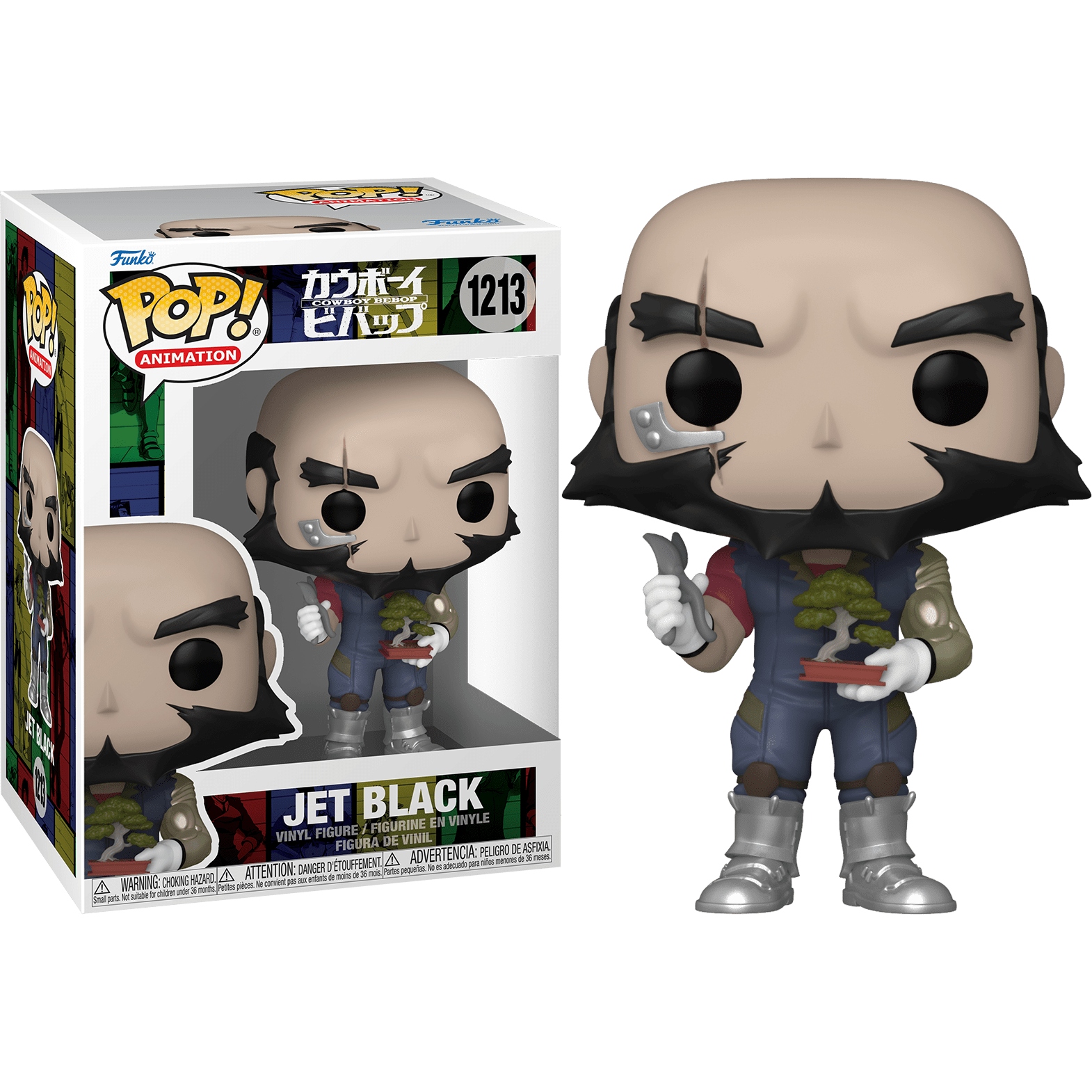 Funko Pop! Cowboy Bebop: Jet Black Vinyl Figure #1213