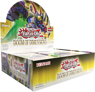 Konami Yu-Gi-Oh! TCG: Doom of Dimensions Booster Box (24 Packs)