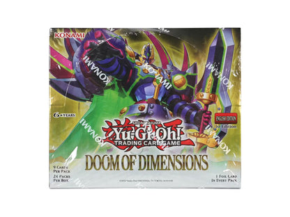 Konami Yu-Gi-Oh! TCG: Doom of Dimensions Booster Box (24 Packs)