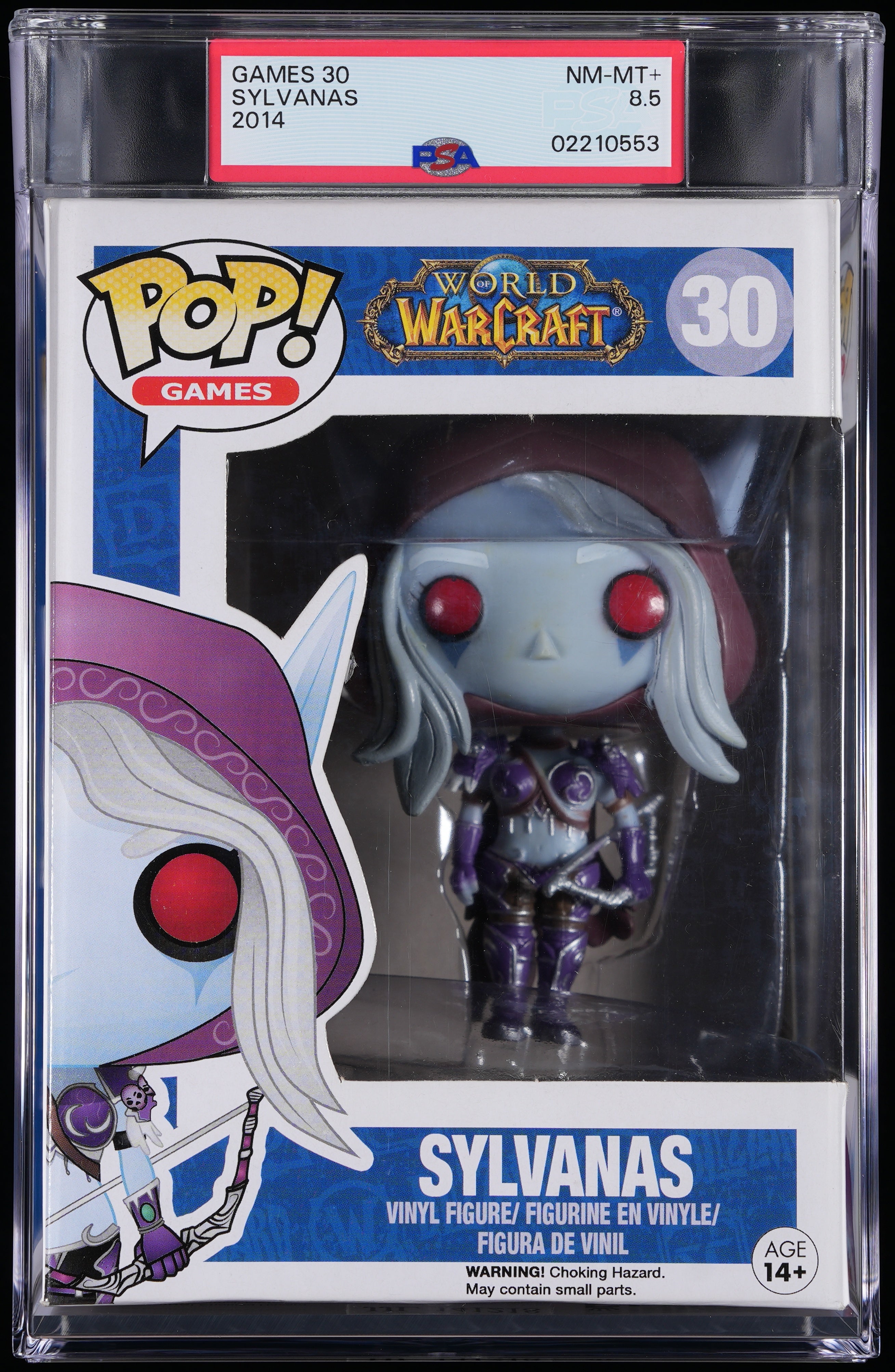 Funko Pop! PSA Graded World of Warcraft: Sylvanas PSA Graded 8.5 NM-MT+ Vinyl Figure #30 Cert #02210553