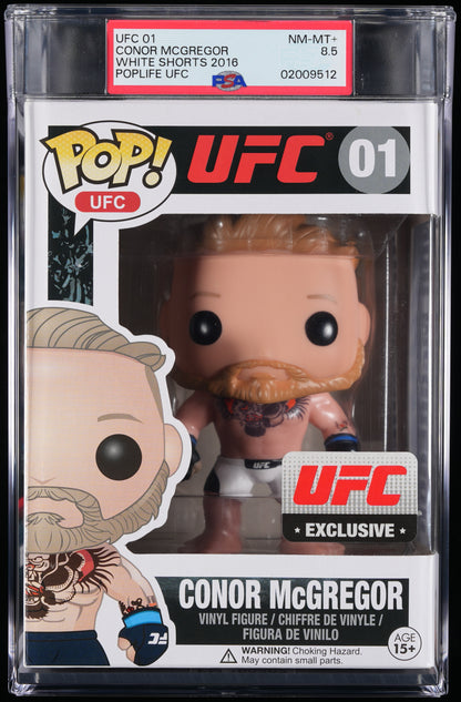 Funko Pop! PSA Graded UFC: Conor McGregor PSA Graded 8.5 NM-MT+ Vinyl Figure #01 Cert #02009512