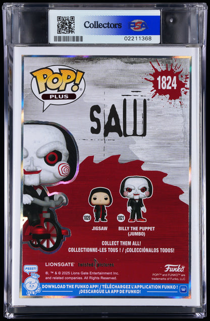 Funko Pop! PSA Graded Saw: Billy The Puppet PSA Graded 8.5 NM-MT+ Vinyl Figure #1824 Cert #02211368