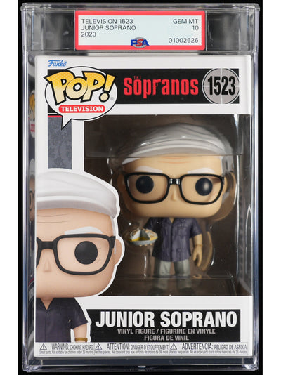 Funko Pop! The Sopranos: Junior Soprano PSA Graded Vinyl Figure #1523 Cert #01002626