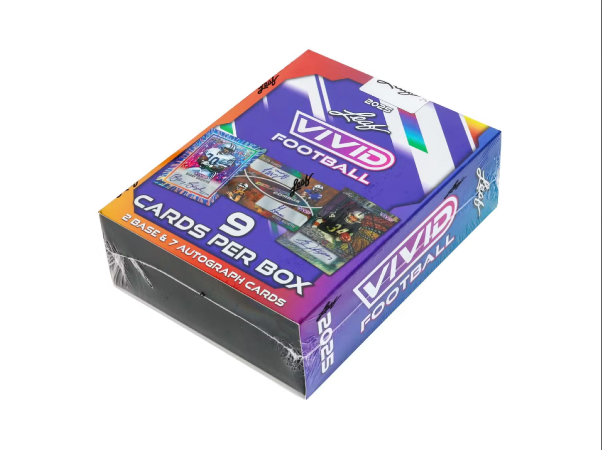 Leaf: 2025 Vivid Football Hobby Box (9 Cards)