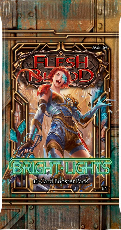 Legend Story Studios Flesh & Blood TCG Brights Lights Booster Pack (16 Cards)