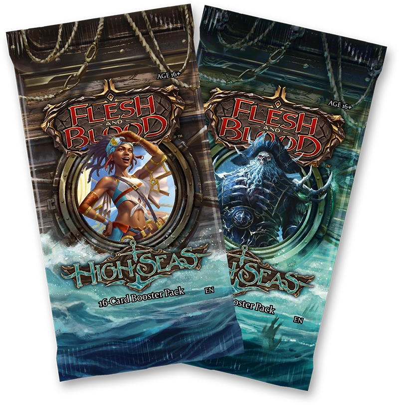 Legend Story Studios Flesh & Blood TCG: High Seas Booster Pack (16 Cards)