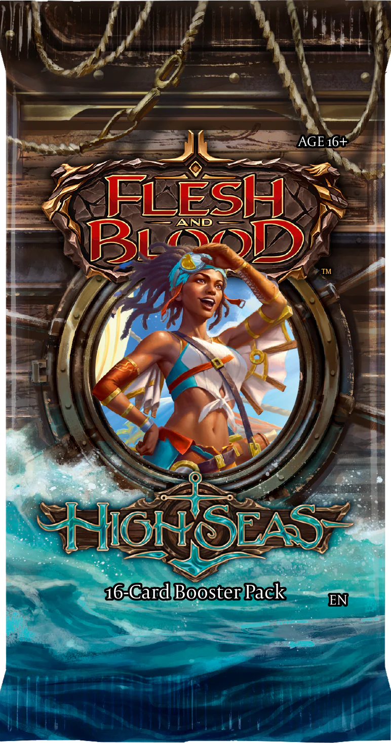 Legend Story Studios Flesh & Blood TCG: High Seas Booster Pack (16 Cards)