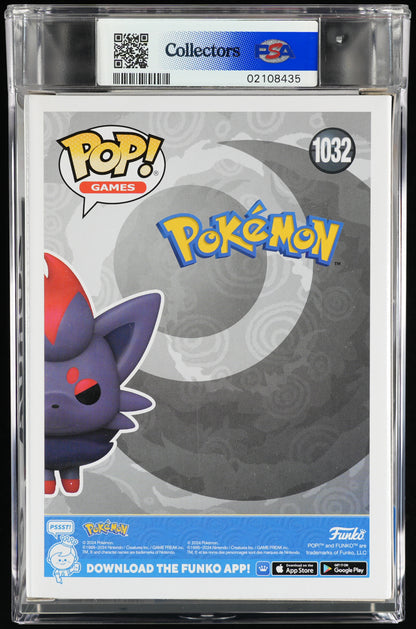 Funko Pop! PSA Graded Pokemon: Zorua PSA Graded 10 GEM MINT Vinyl Figure #1032