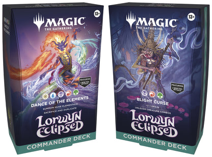 Magic The Gathering: Lorwyn Eclipsed Commander Deck Display (4 Decks)