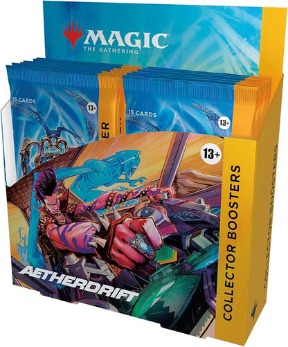 Magic The Gathering: Aetherdrift Collector Booster Box (12 Packs)