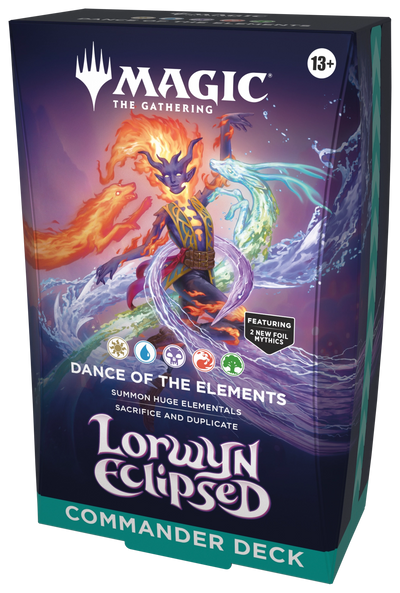 Magic The Gathering: Lorwyn Eclipsed Commander Deck Display (4 Decks)