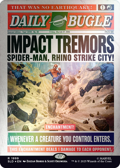Magic The Gathering: Secret Lair x Marvel's Spider-Man: Daily Bugle Breaking News (Rainbow Foil)
