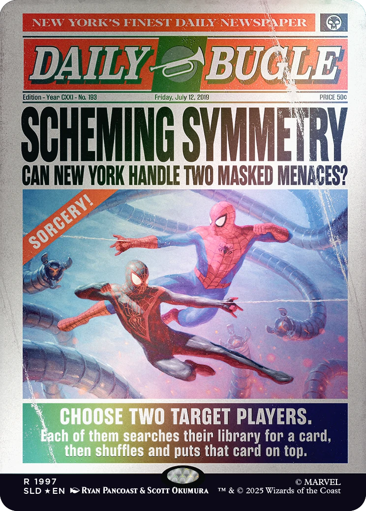 Magic The Gathering: Secret Lair x Marvel's Spider-Man: Daily Bugle Breaking News (Rainbow Foil)