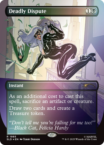 Magic The Gathering: Secret Lair x Marvel's Spider-Man: Villainous Plots (Rainbow Foil)