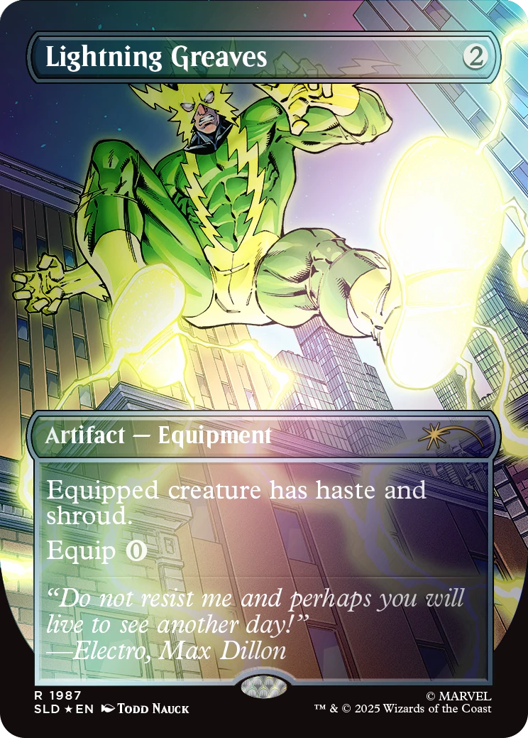 Magic The Gathering: Secret Lair x Marvel's Spider-Man: Villainous Plots (Rainbow Foil)