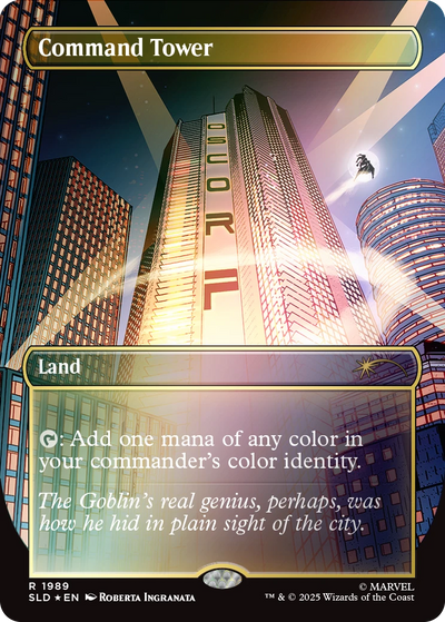 Magic The Gathering: Secret Lair x Marvel's Spider-Man: Villainous Plots (Rainbow Foil)