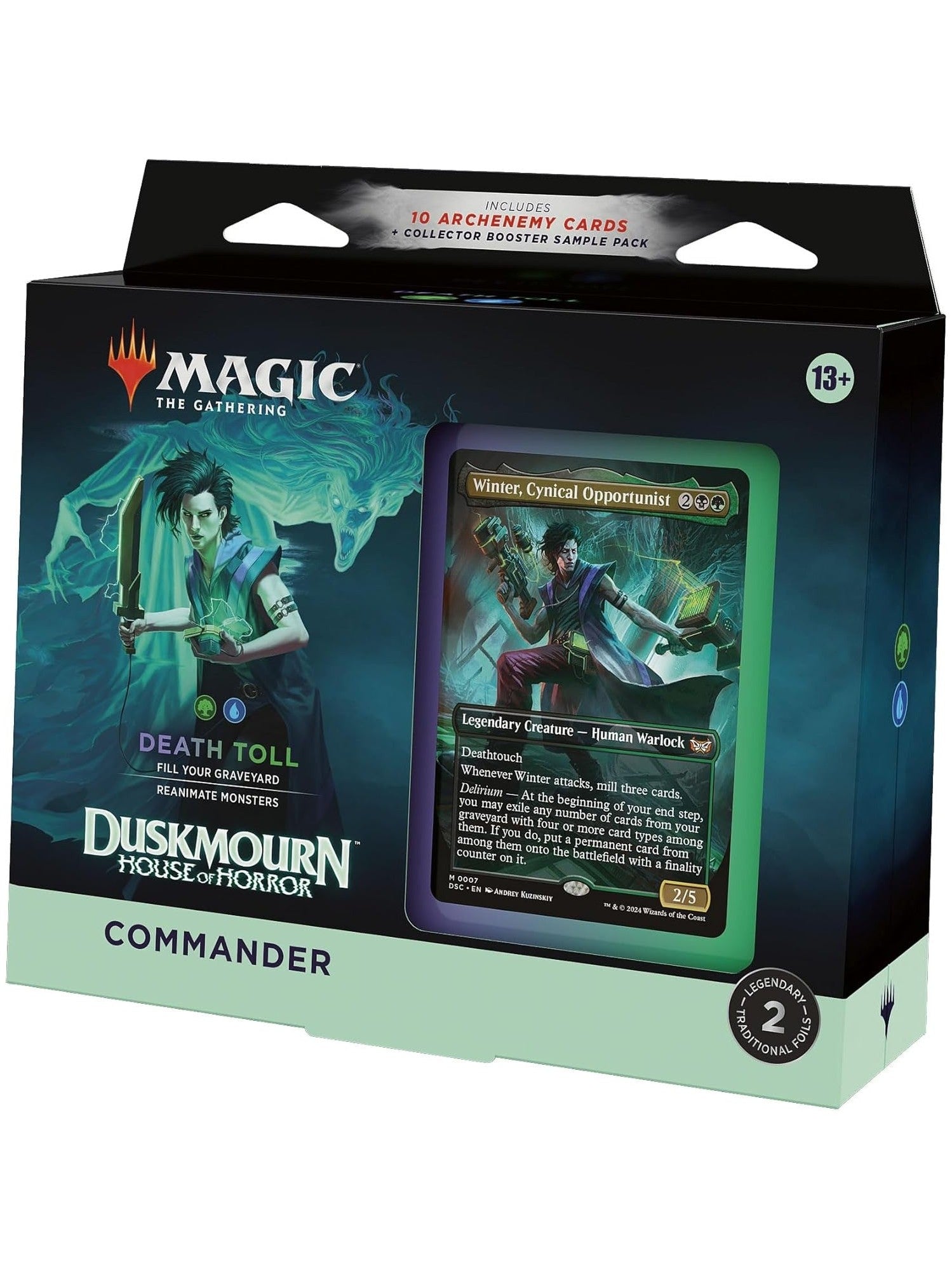 Magic the Gathering: Duskmourn House of Horror Commander Deck - Death Toll
