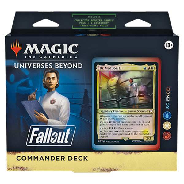 Magic the Gathering: Fallout Commander Deck Display (4 Decks)