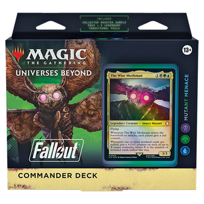Magic the Gathering: Fallout Commander Deck Display (4 Decks)