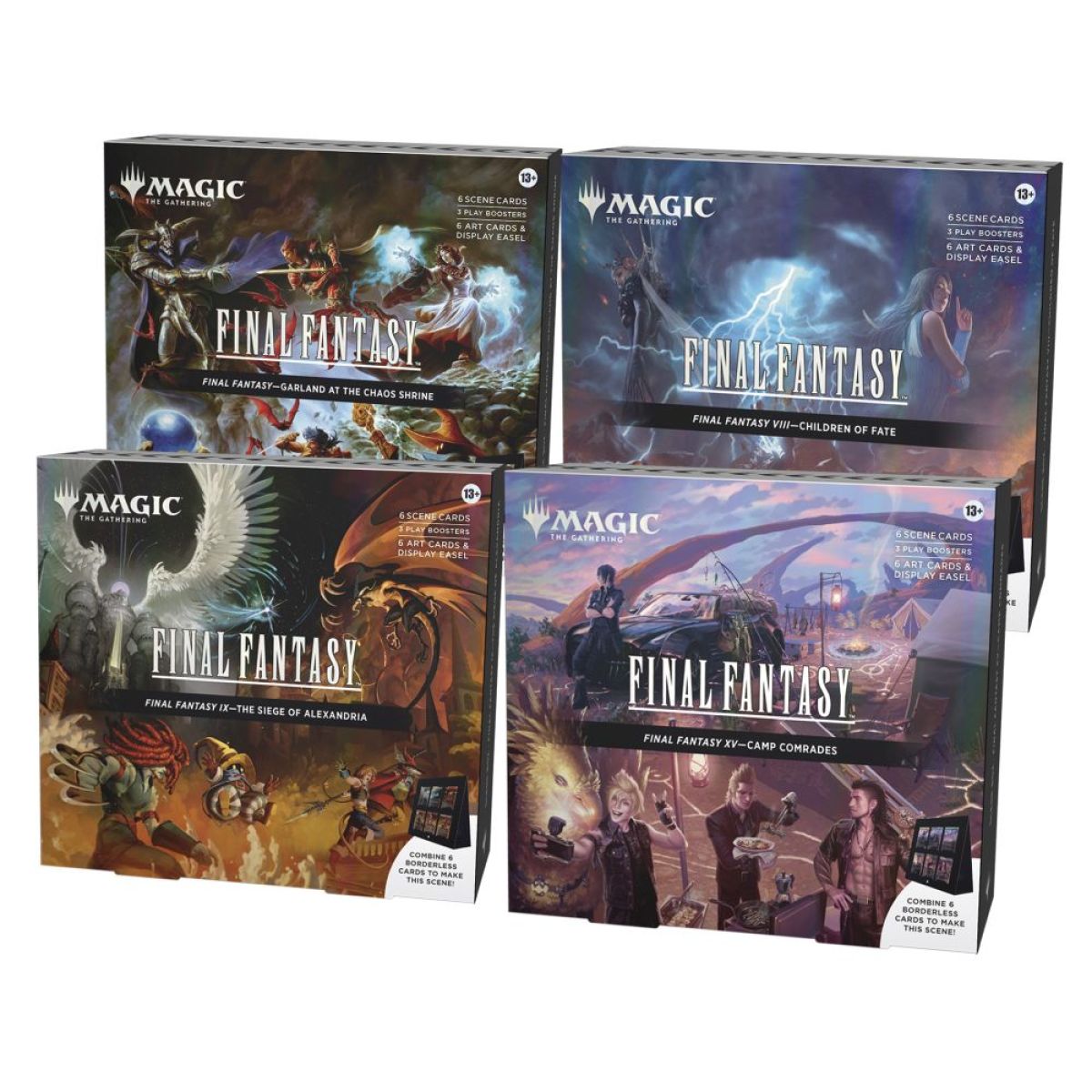 Magic the Gathering: Final Fantasy Scene Box Display (4 Boxes)