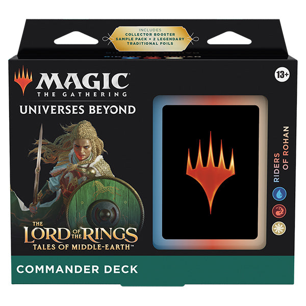 Magic the Gathering: Lord of the Rings Tales of Middle-Earth Commander Deck Display (4 Decks)