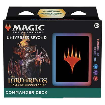 Magic the Gathering: Lord of the Rings Tales of Middle-Earth Commander Deck Display (4 Decks)