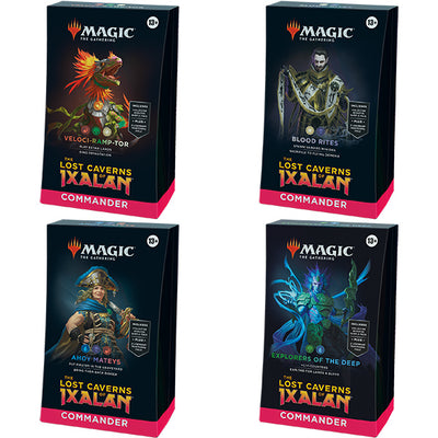 Magic the Gathering: Lost Caverns of Ixalan Commander Deck Display (4 Decks)