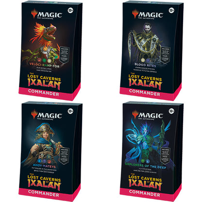 Magic the Gathering: Lost Caverns of Ixalan Commander Deck Display (4 Decks)