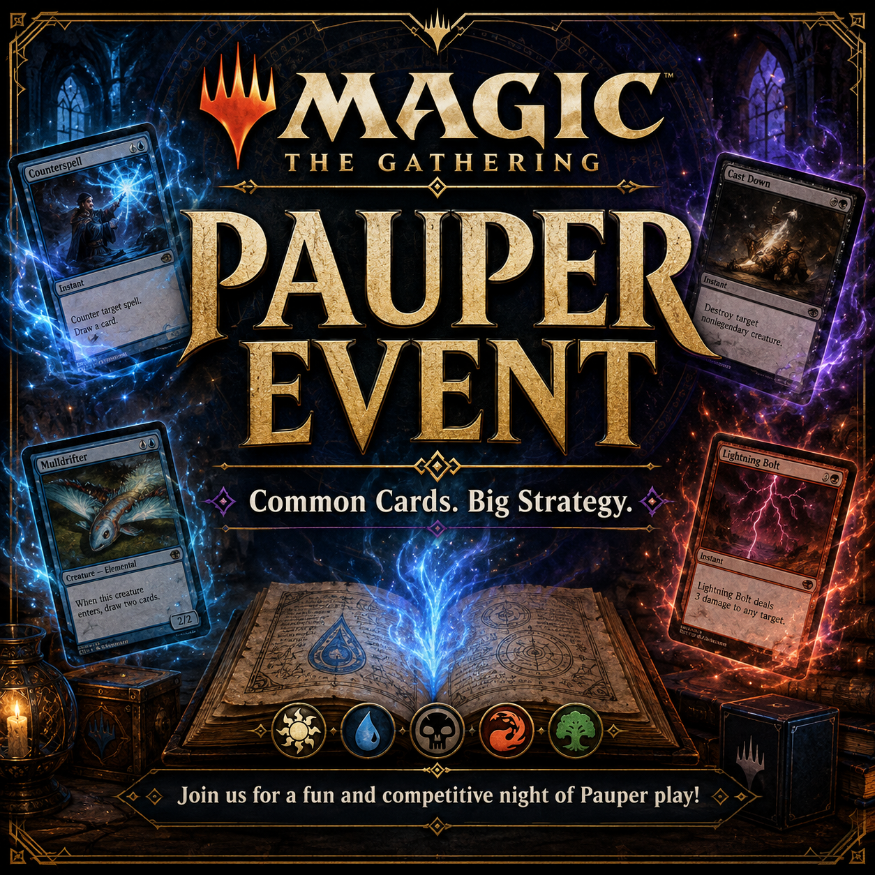 Magic the Gathering: Pauper Showdown (Wednesdays)