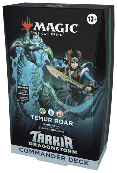 Magic the Gathering: Tarkir Dragonstorm Temur Roar Commander Deck